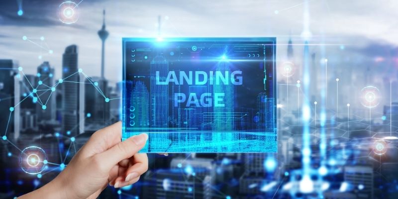 Explain what is a landing page?